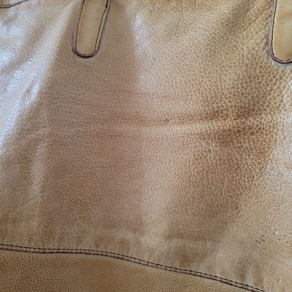 Sirimiri Handcrafter Braided Leather Tote bag Mustard BOHO Soft NWT - Picture 8 of 12